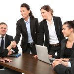 confident meeting